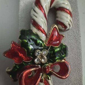 Candy cane Brooch